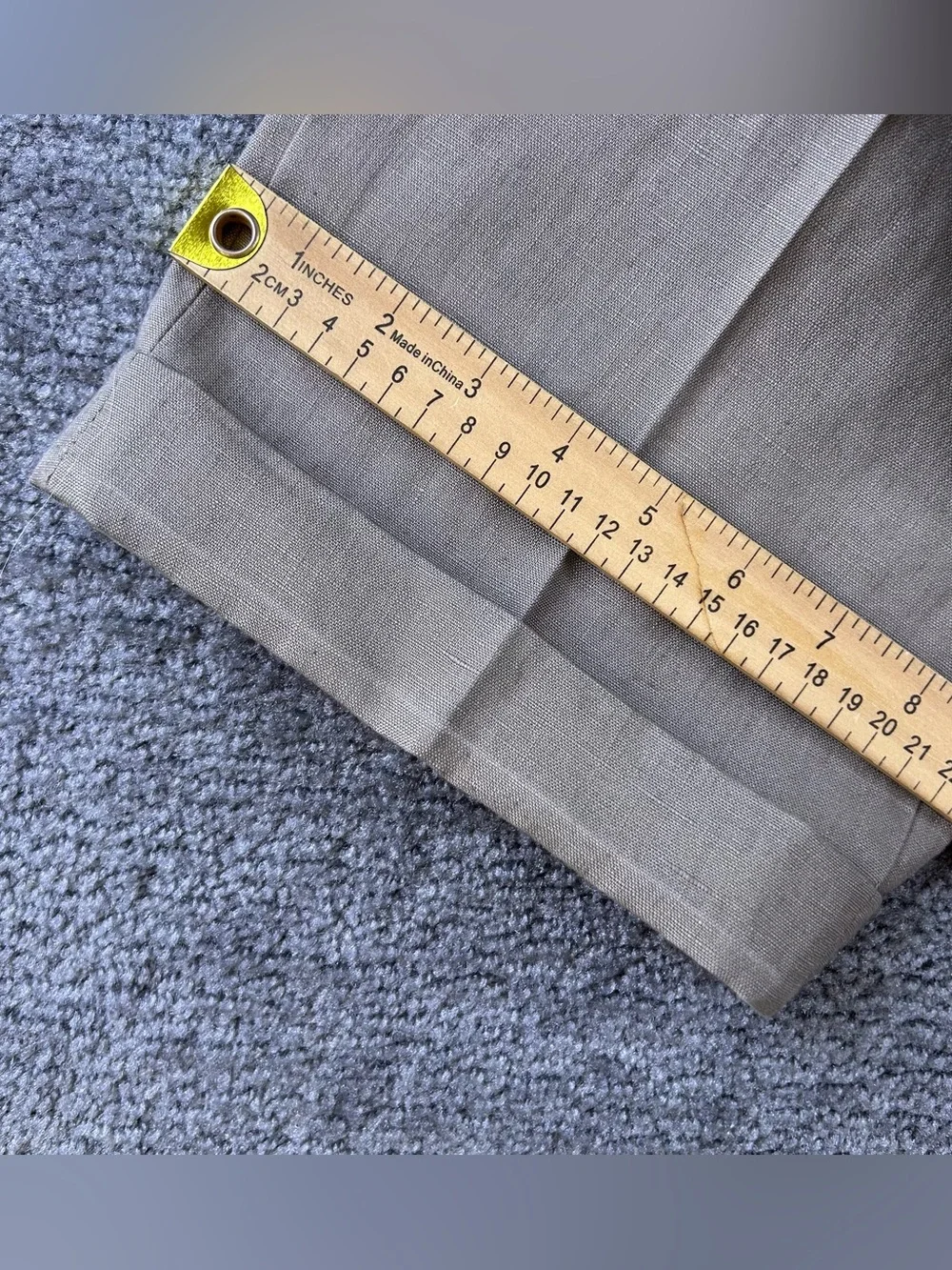 Jos A Bank Linen Khakis Mens 36x30 Pants Preppy VTG Old Money Cuffed Pleated